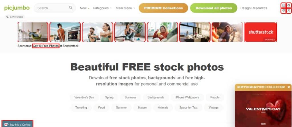 PicJumbo Free Stock Image Site